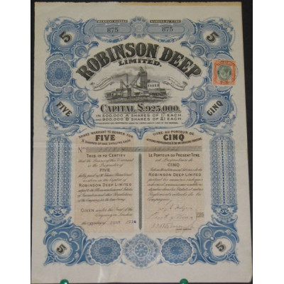 Robinson Deep Ltd (5 Act)