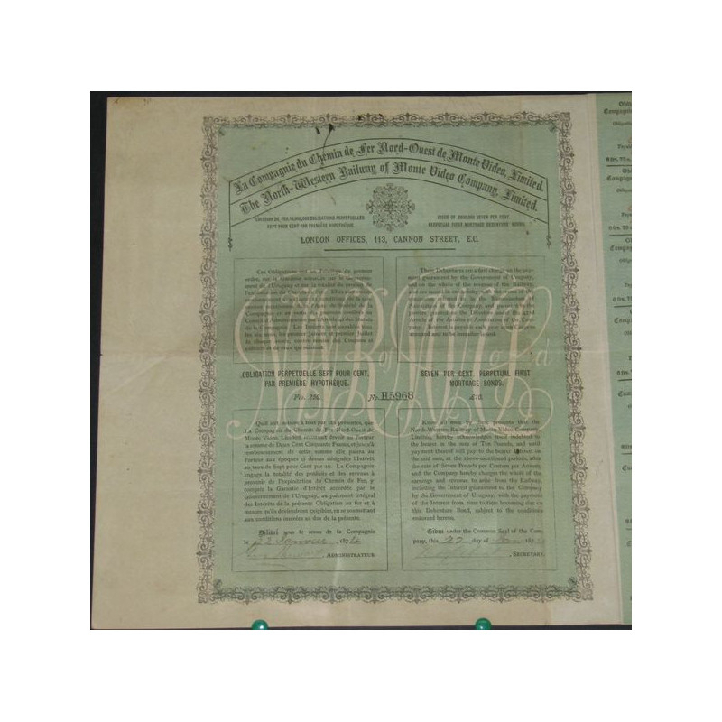 La Compagnie du Chemin de Fer Nord-Ouest de Monte Video Ltd