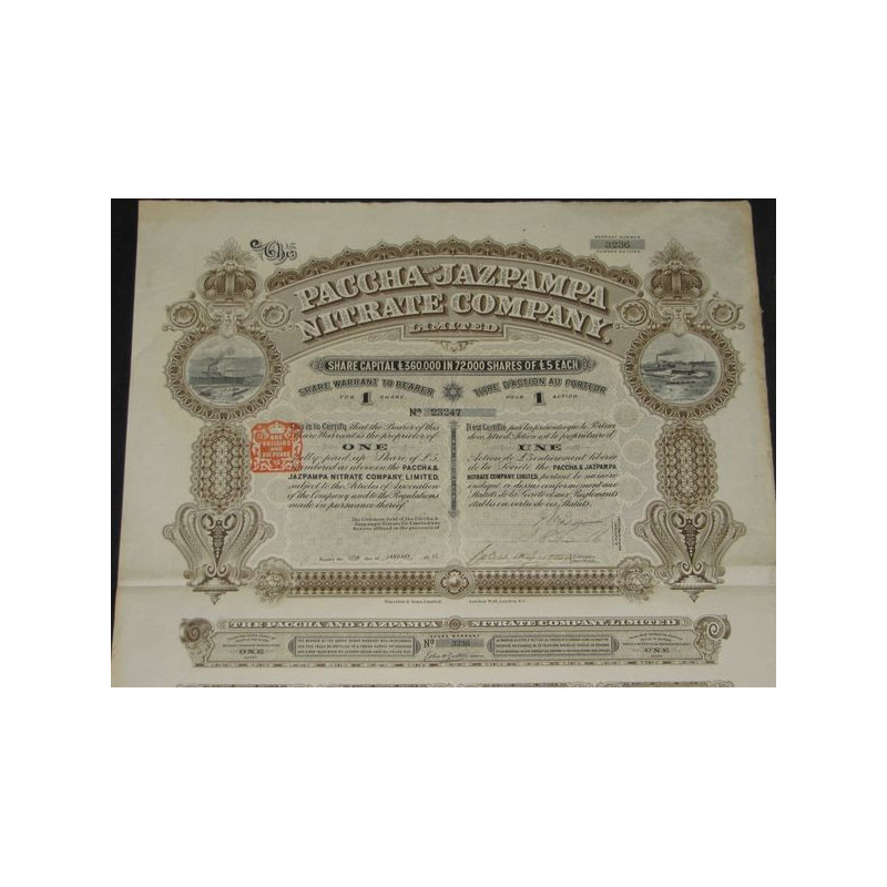 Paccha & Jazpampa Nitrate Cy Ltd (1 Ac)