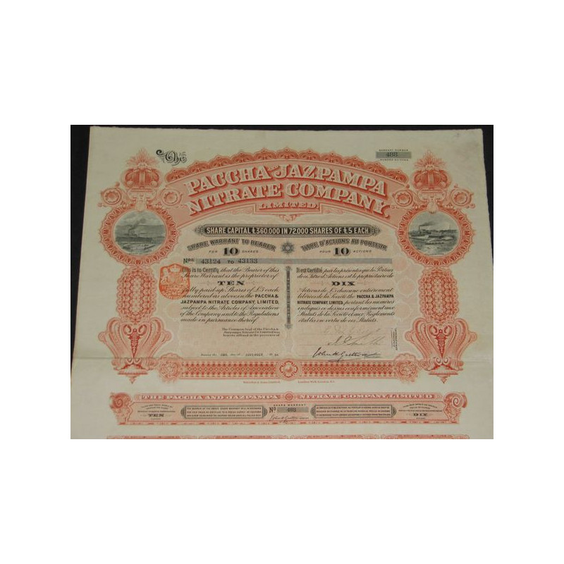 Paccha & Jazpampa Nitrate Cy Ltd (10 Ac)