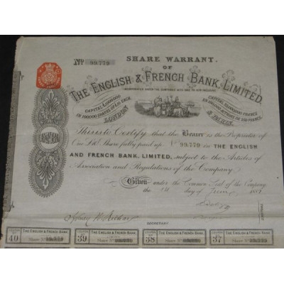 The English and French Bank Ltd