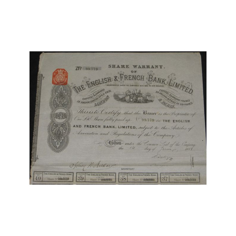 The English and French Bank Ltd