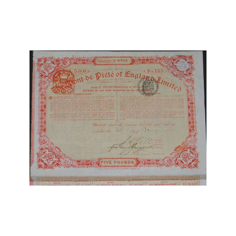 Mont-de-Piété of England Ltd