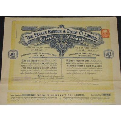 The Eccles Rubber & Cycle Cy Ltd