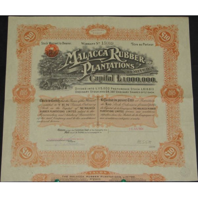 The Malacca Rubber Plantations Ltd (10 Act O 1964)