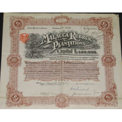 The Malacca Rubber Plantations Ltd (5 Act O)