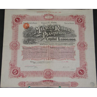 The Malacca Rubber Plantations Ltd (1 Act O)