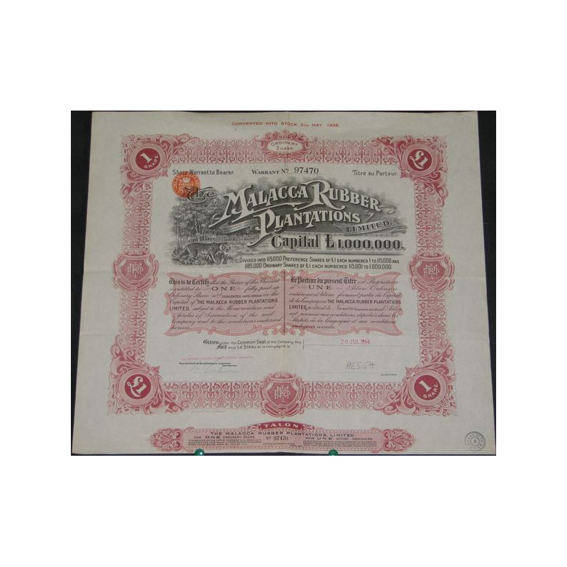 The Malacca Rubber Plantations Ltd (1 Act O)