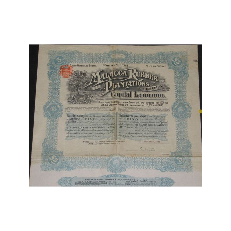 The Malacca Rubber Plantations Ltd (5 Act P)