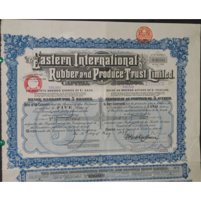 The Eastern International Rubber and Produce Trust Ltd (5 Ac)