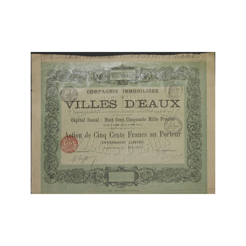 Cie Immobilière des Villes d'Eaux