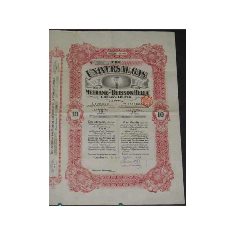 The Universal Gas Methane and "Buisson Hella" Cy Ltd (10 Ac)