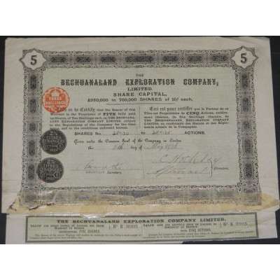 The Bechuanaland Exploration cy Ltd (5 Act)