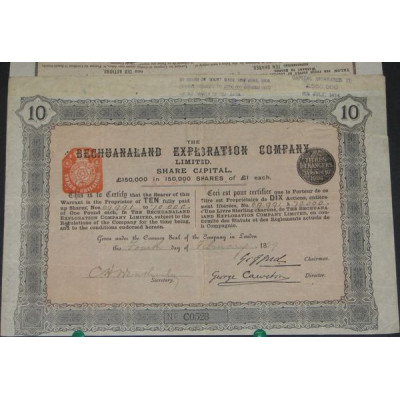 The Bechuanaland Exploration cy Ltd (10 Act)