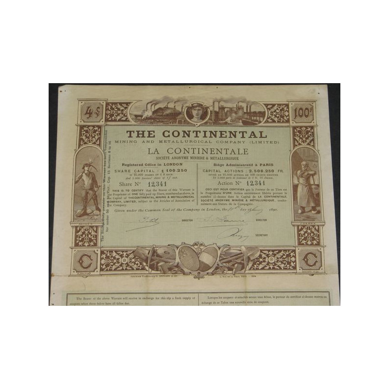 The Continental Mining and Metallurgical Cy Ltd
