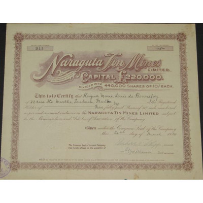 Naraguta Tin Mines Ltd (Nomin)