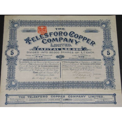 The Telesforo Copper cy Ltd