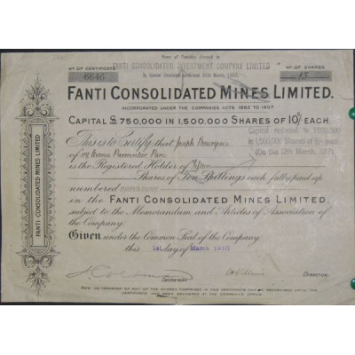 Fanti Consolidated Mines Ltd