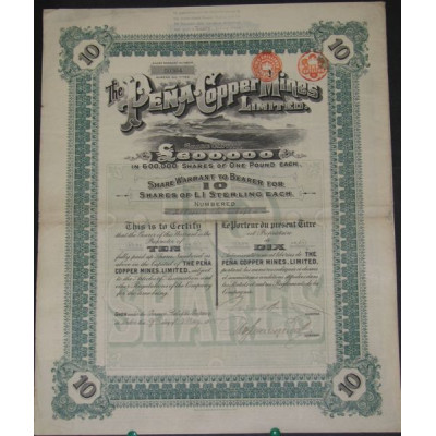 The Peña Copper Mines Ltd (10 Ac)