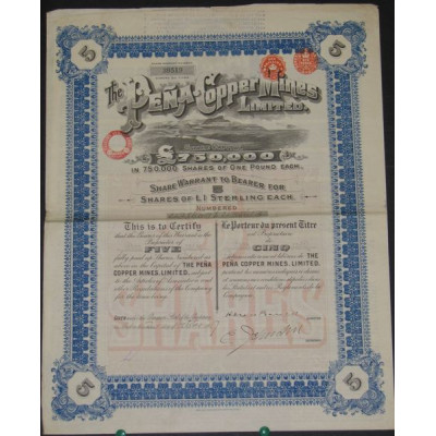 The Peña Copper Mines Ltd (5 Ac)