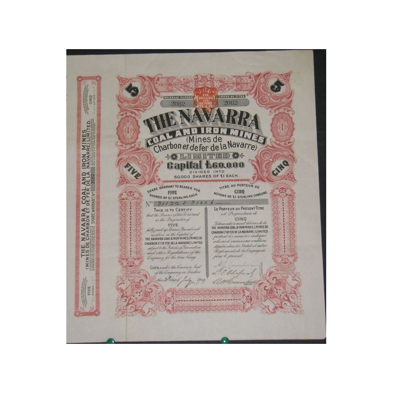 The Navarra Coal and Iron Mines