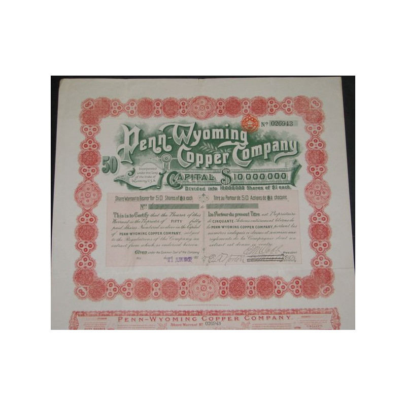 Penn-Wyoming Copper Cy