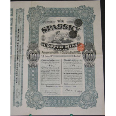 The Spassky Copper Mine Ltd (10 Ac)