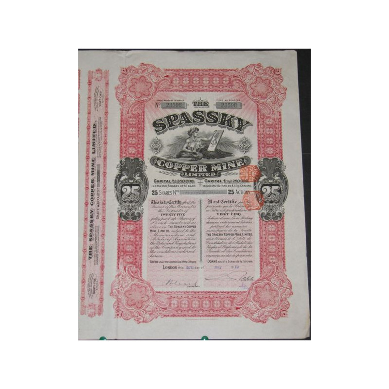 The Spassky Copper Mine Ltd (25 Ac)