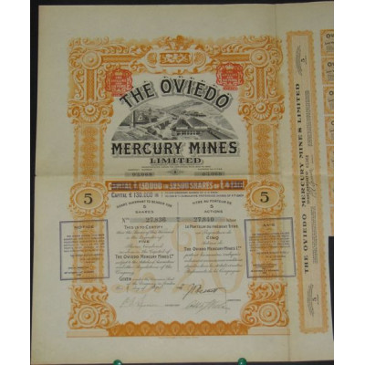 The Oviedo Mercury Mines Ltd (Titre 5 Act £ 2)