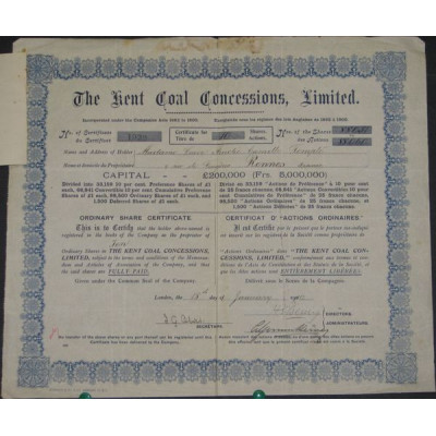The Kent Coal Concessions Ltd