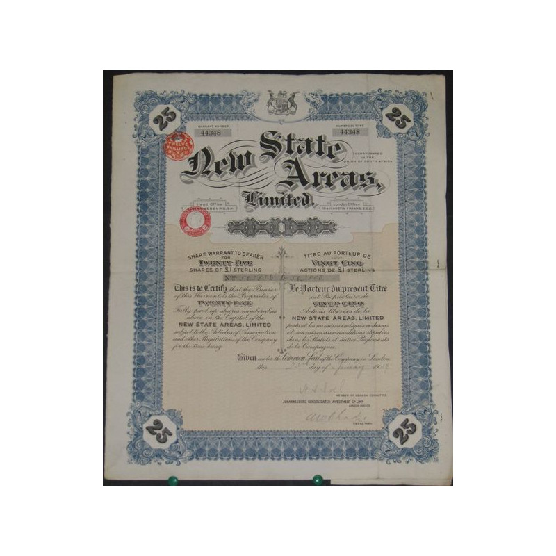 New State Areas Ltd (25 Act)