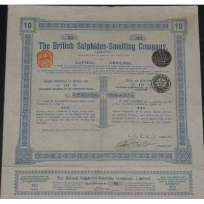The British Sulphides-Smelting Cy Ltd (10 Ac)