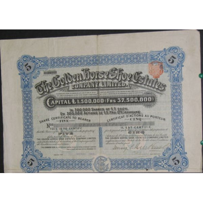 The Golden Horse Shoe Esates Cy Ltd