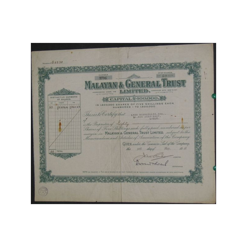 Malayan & General Trust Ltd