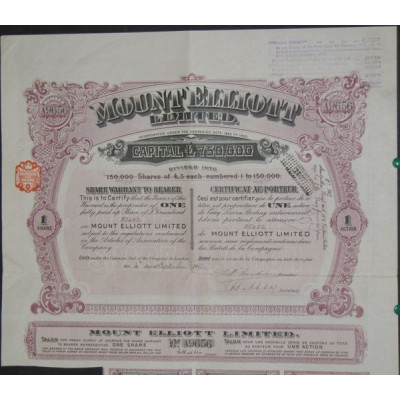 Mount Elliott Ltd (1 Act £ 5)