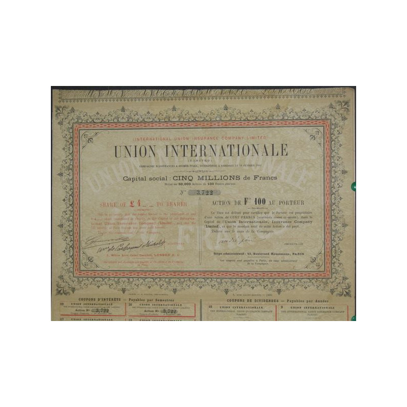 Union Internationale (International Union Insurance)