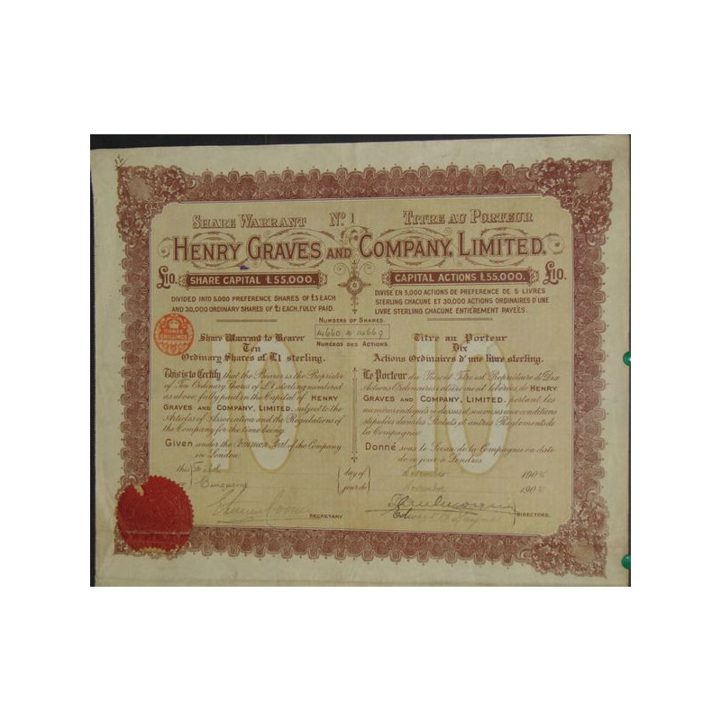 Henry Graves and Cy Ltd (10 Ac)