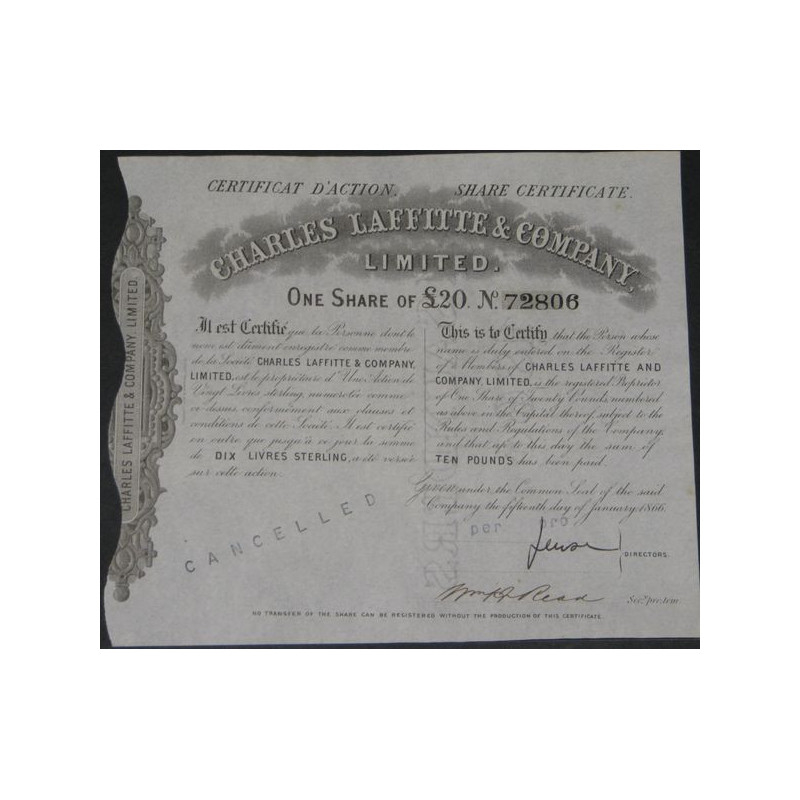 Charles Laffitte & Cy Ltd