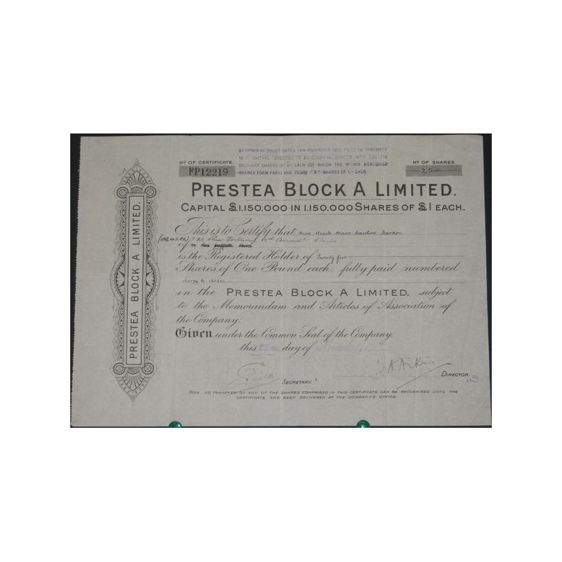 Prestea Block A Ltd