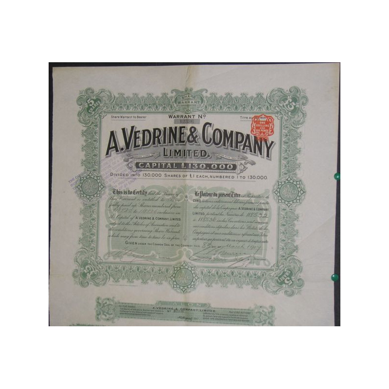 A. Vedrine & Cy Ltd