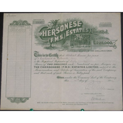 The Chersonese (F.M.S.) Estates Ltd