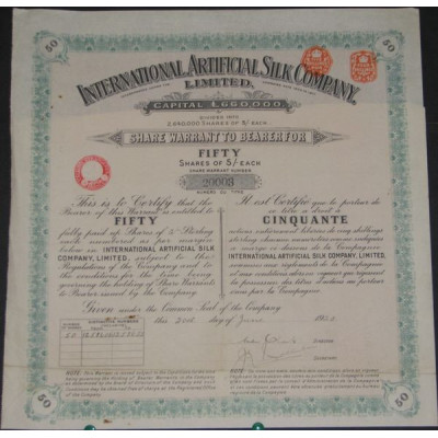 International Artificial Silk Cy Ltd