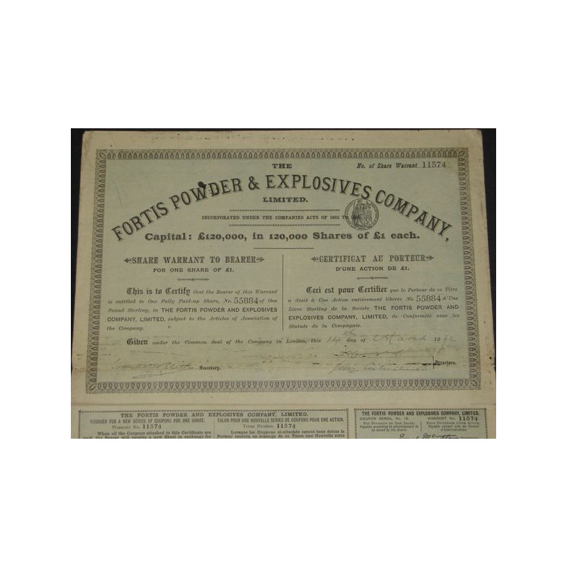 Fortis Powder & Explosives Cy Ltd