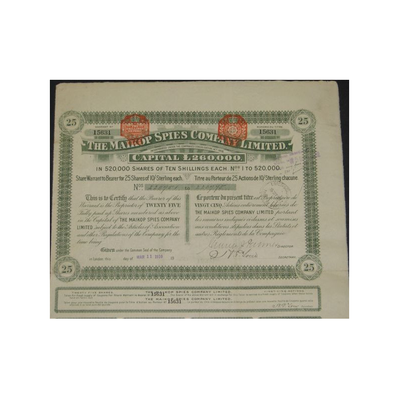 The Maikop Spies Cy Ltd (25 Ac)