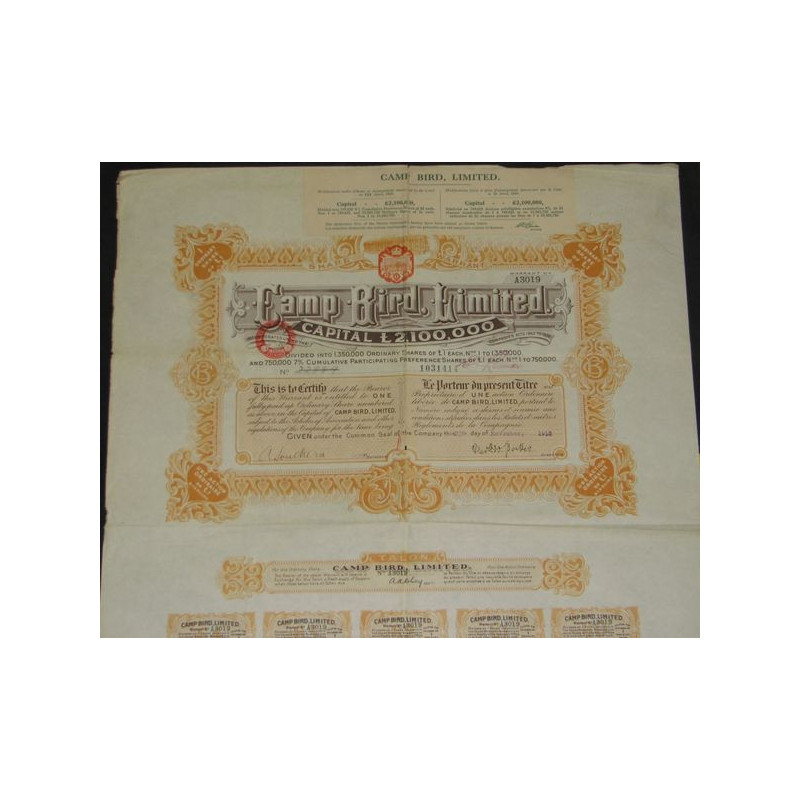 Camp Bird Ltd (Act £ 1)