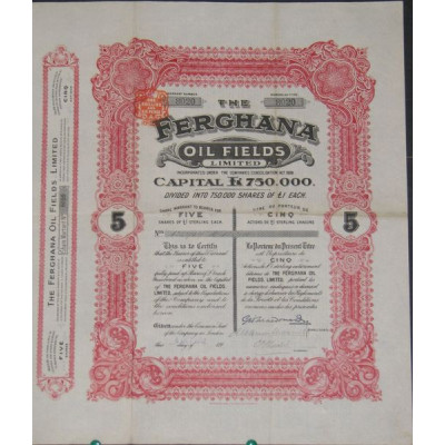 The Ferghana Oil Fields Ltd (5 Ac)