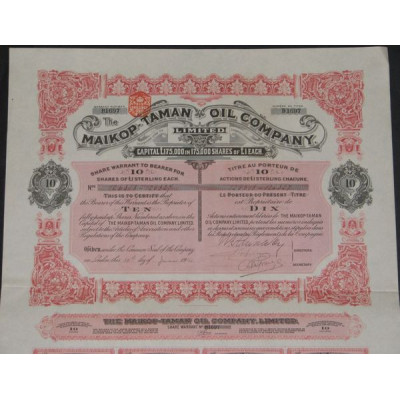 The Maikop-Taman Oil Cy Ltd (10 Ac)