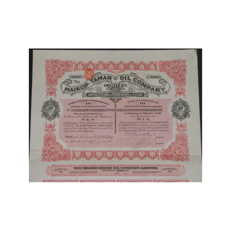 The Maikop-Taman Oil Cy Ltd (10 Ac)