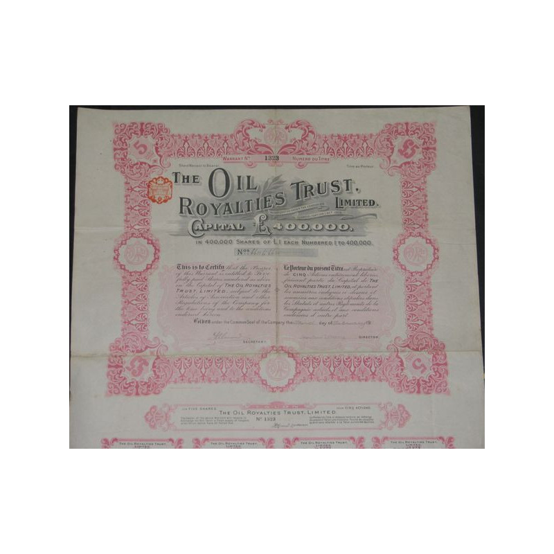 The Oil Royalties Trust Ltd