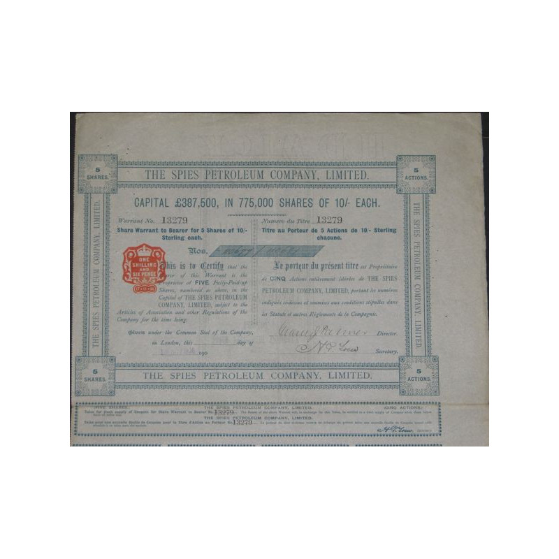 The Spies Petroleum Cy Ltd (05 Ac)